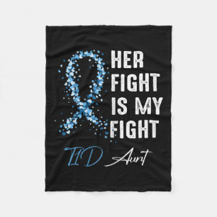 Cobertor De Velo Sua Luta É Minha Luta Da Tia T1d Tipo 1 Diabetes A
