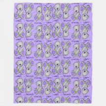 Suave Sonhos Doce Azul lavanda Ursinho