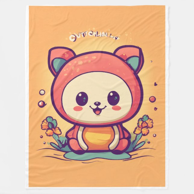 Cobertor De Velo Suaves manchas (Frente)