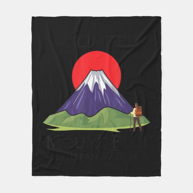 Cobertor De Velo Subindo o Monte Fuji (Frente)