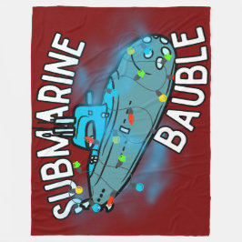 Cobertor De Velo Submarino, bauble, natal