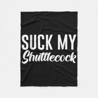 Cobertor De Velo Suck My Shuttle