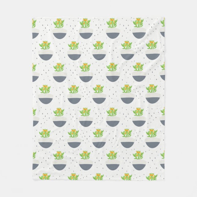 Cobertor De Velo Suculent Kalanchoe Plant Mãe Patterno (Frente)