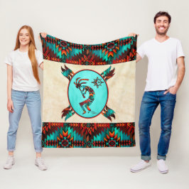 Cobertor De Velo Sudoeste de Kokopelli Fleece Blanket