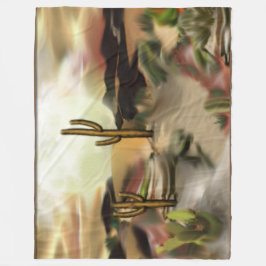 Cobertor De Velo Sudoeste Desert Sunrise Abstrato Art