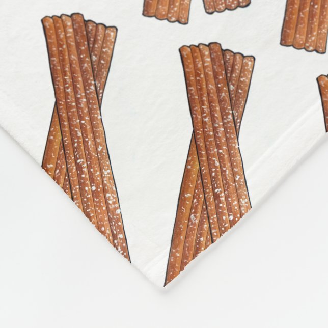 Cobertor De Velo Sugary Churro Fried Dough Pastries Churros Impress (Quina)