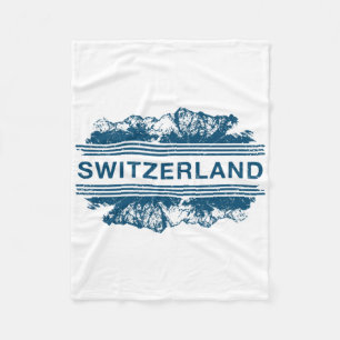 Cobertor De Velo Suíça Alpes Suíços Esqui Presente Souvenir
