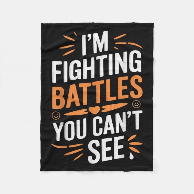 Cobertor De Velo Suicide Awareness Depression Anxiety Mental Health (Frente)