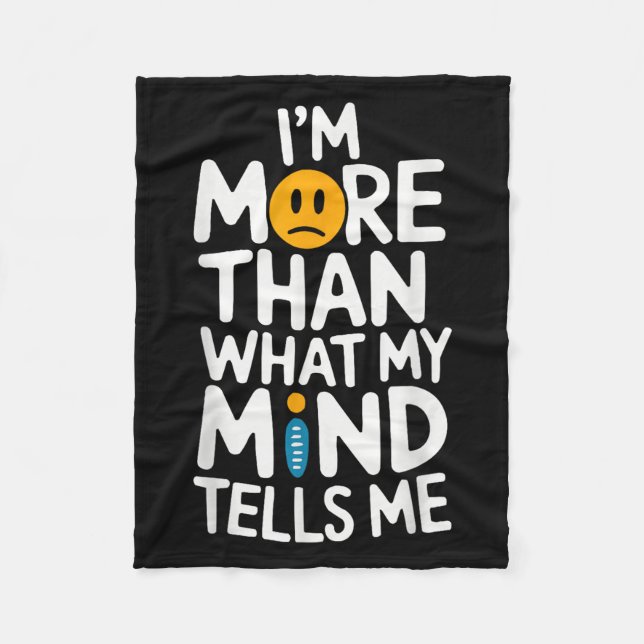 Cobertor De Velo Suicide Awareness Depression Anxiety Mental Health (Frente)