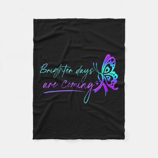 Cobertor De Velo Suicide Awareness Suicide Prevention Suprt Survivo (Frente)