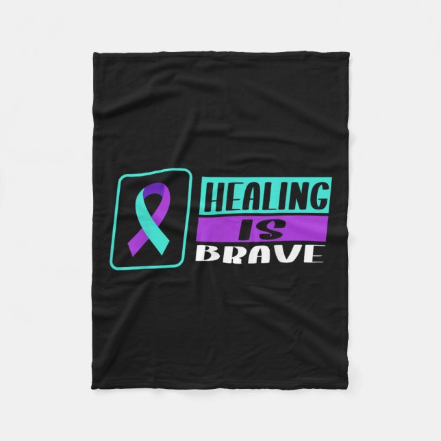 Cobertor De Velo Suicide Awareness Suicide Prevention Suprt Survivo (Frente)