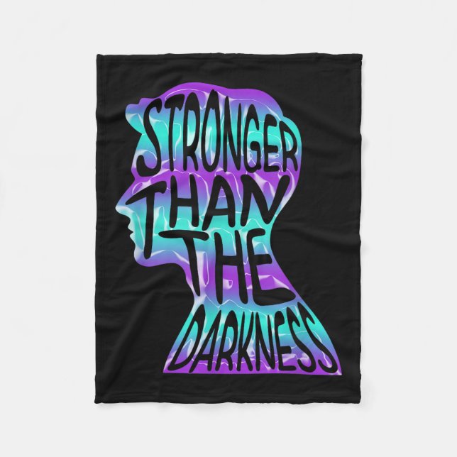 Cobertor De Velo Suicide Awareness Suicide Prevention Suprt Survivo (Frente)