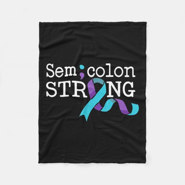 Cobertor De Velo Suicide Awareness Suicide Prevention Suprt Survivo (Frente)