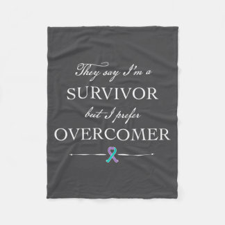Cobertor De Velo Suicide Survivor - I Prefer Overcomer 