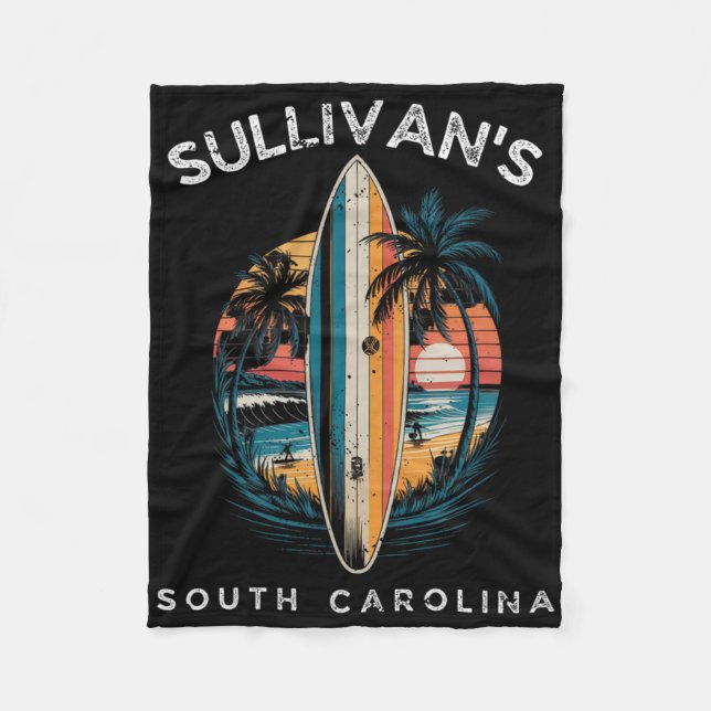 Cobertor De Velo Sullivan's South Carolina Men Women Surfing  (Frente)