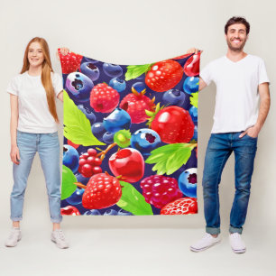 Cobertor De Velo Summer Berry Medley