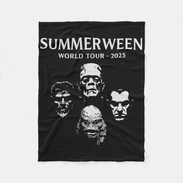 Cobertor De Velo Summerween World Tour 2025 Monstros Diversão de Ha (Frente)