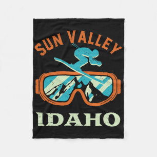 Cobertor De Velo Sun Valley Idaho Vintage Retro Skiing E Snowboar