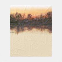 "Sundown on the River" Blanket