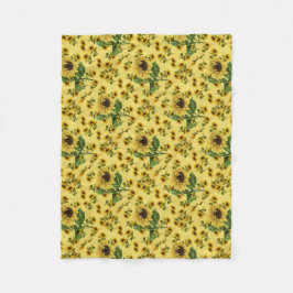Cobertor De Velo Sunflower Love