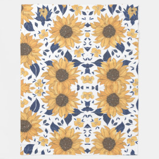 Cobertor De Velo Sunflower pattern stylish Blanket for New Home