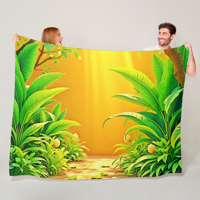 Cobertor De Velo Sunny Nature Path Art (In Situ)