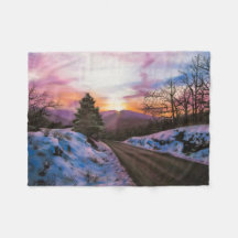 Sunrise Flece Blanket