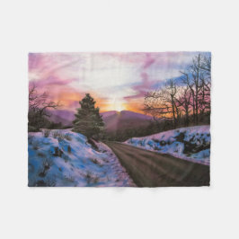 Cobertor De Velo Sunrise Flece Blanket
