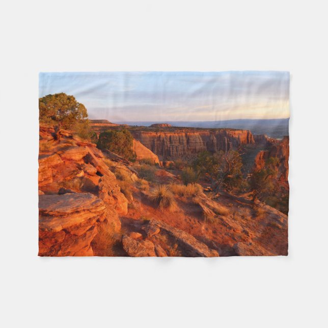 Cobertor De Velo Sunrise no Grand View Trail em CO Monument (Frente (Horizontal))