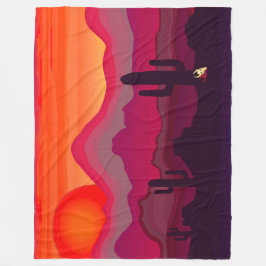 Cobertor De Velo Sunset do Deserto da Arizona Sudoeste