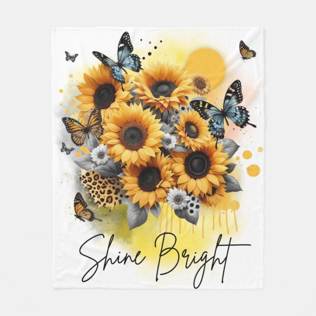 Cobertor De Velo Sunshine Bloom (Frente)