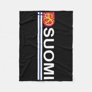 Cobertor De Velo Suomi Soccer And Sport Print - Orgulho Nacional Fi