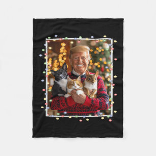 Cobertor De Velo Suor de Natal Trump Pet Pet Lover