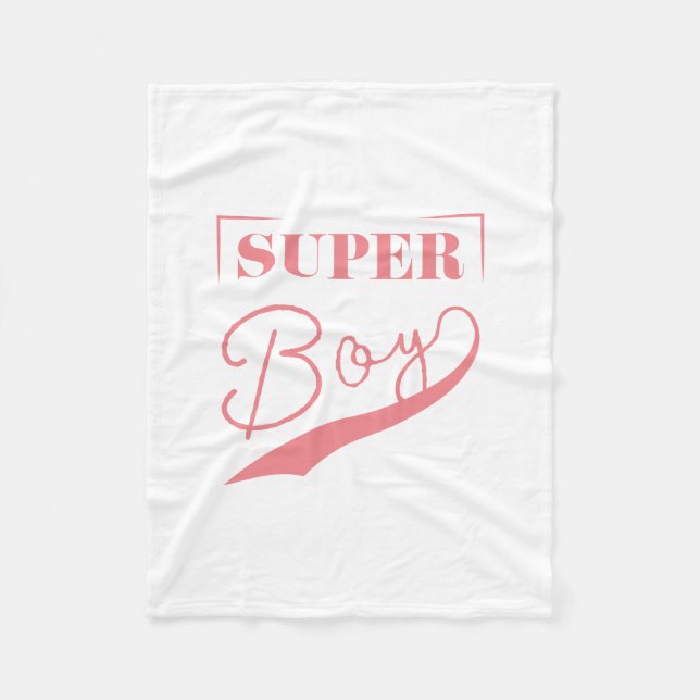 Cobertor De Velo Super Boy (Frente)