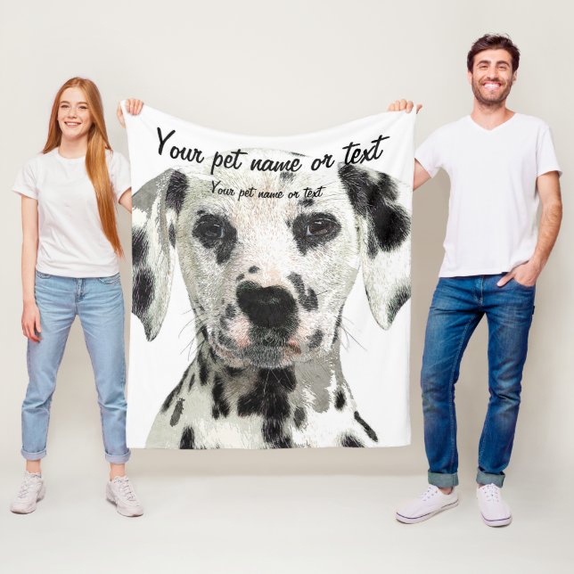 Cobertor De Velo Super Cachorro, Cachorro Dalmático Puppy (In Situ)