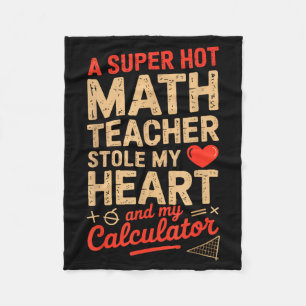 Cobertor De Velo Super Professora de Matemática Quente Roubou Meu C
