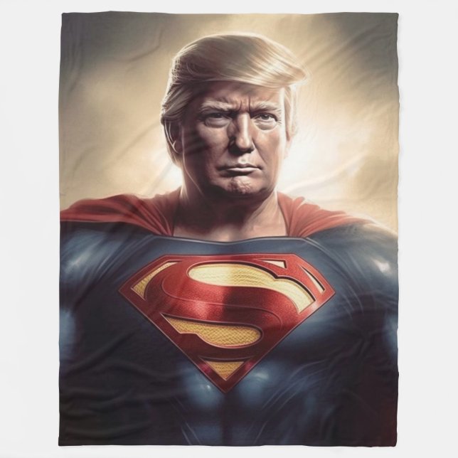 COBERTOR DE VELO SUPER TRUMP MAN (Frente)