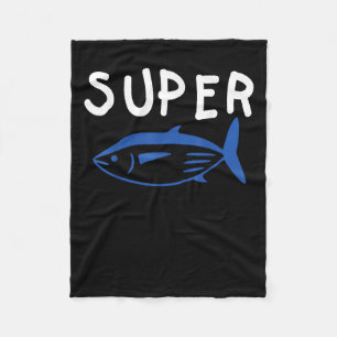 Cobertor De Velo Super Tuna Fish Army Engraçado Kpop Music Presente