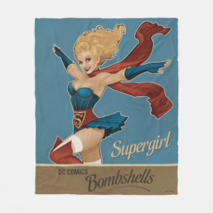Cobertor De Velo Supergirl Bombshell