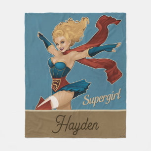 Cobertor De Velo Supergirl Bombshell