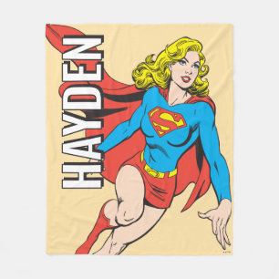 Cobertor De Velo Supergirl em Ação