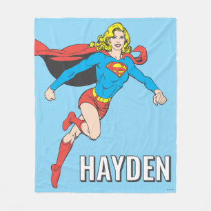 Cobertor De Velo Supergirl Pose 1