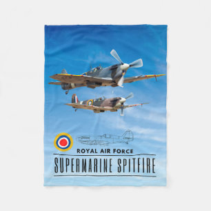 COBERTOR DE VELO SUPERMARINE SPITFIRA - ROYAL AIR SQUADRON