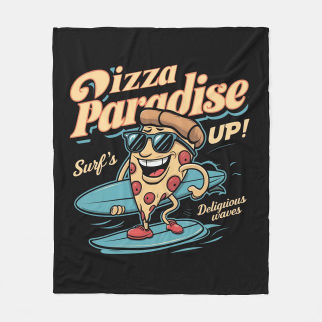 Cobertor De Velo Surf, Pizza Paradise (Frente)