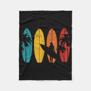 Cobertor De Velo Surfer Gift Vintage Surfing Surfing Surf Beach