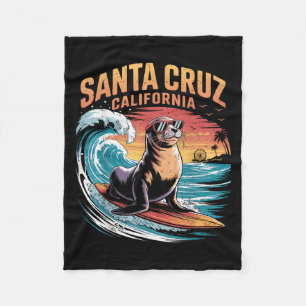 Cobertor De Velo Surfer Surfing 70 e 80 Papais noeis Cruz Californi