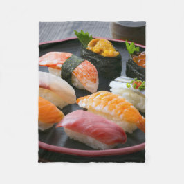 Cobertor De Velo Sushi Harmony – Artisan Nigiri Fleece Blanket