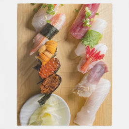 Cobertor De Velo Sushi Symphony – Cozy Fleece Blanket