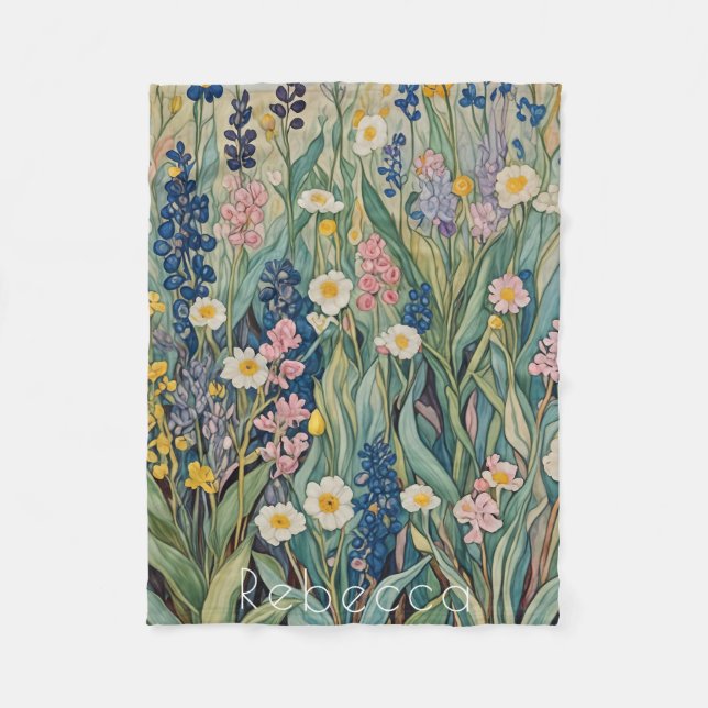 Cobertor De Velo Sussurreiros de Prados: Pastel Selvagens (Frente)