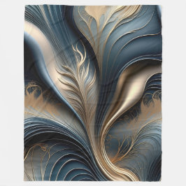 Cobertor De Velo Sussurro Esmeralda - Arte Abstrata em Verde Água e
